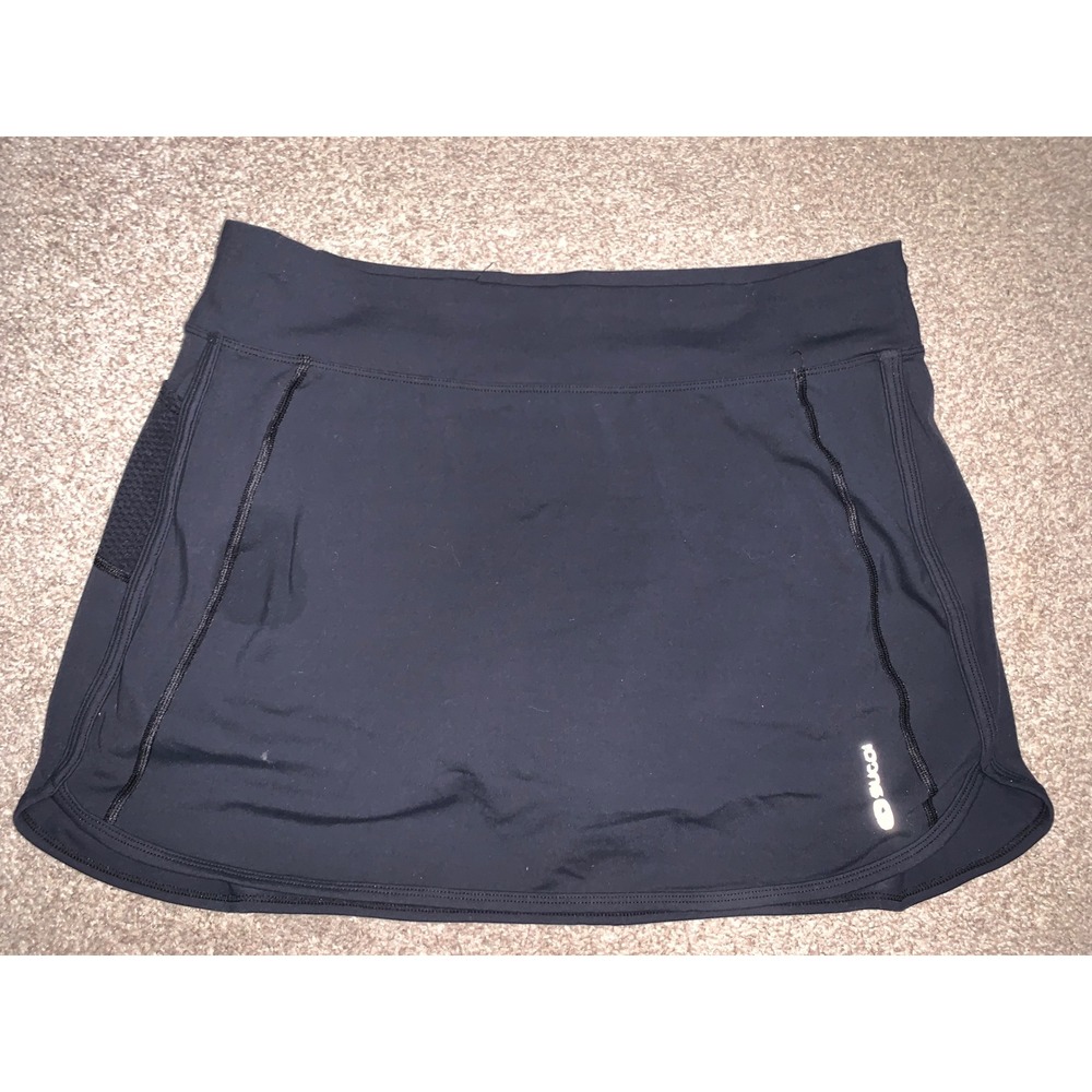 Sugoi Womens Black Active Skort Running Tennis Golf Skirt with Liner Large